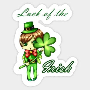 Leppy Luck of the Irish Sticker